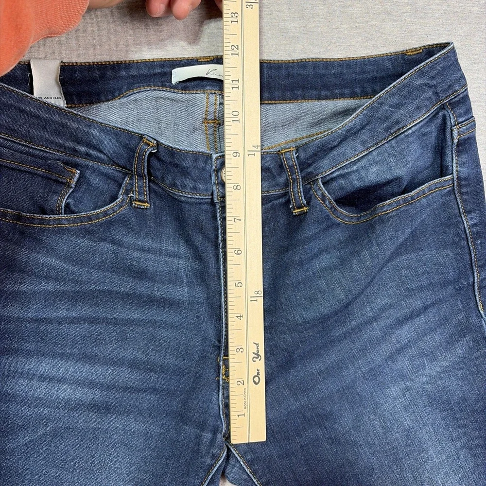KanCan KC7092 Dark Wash Skinny‎ Jeans Indigo Stretch Denim Women Size 13/30